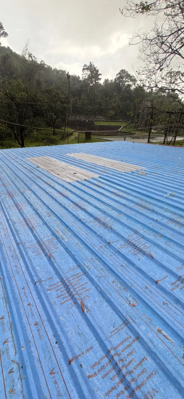 Blue Sheet Roofing by MD FABRICATIONS in Bengaluru