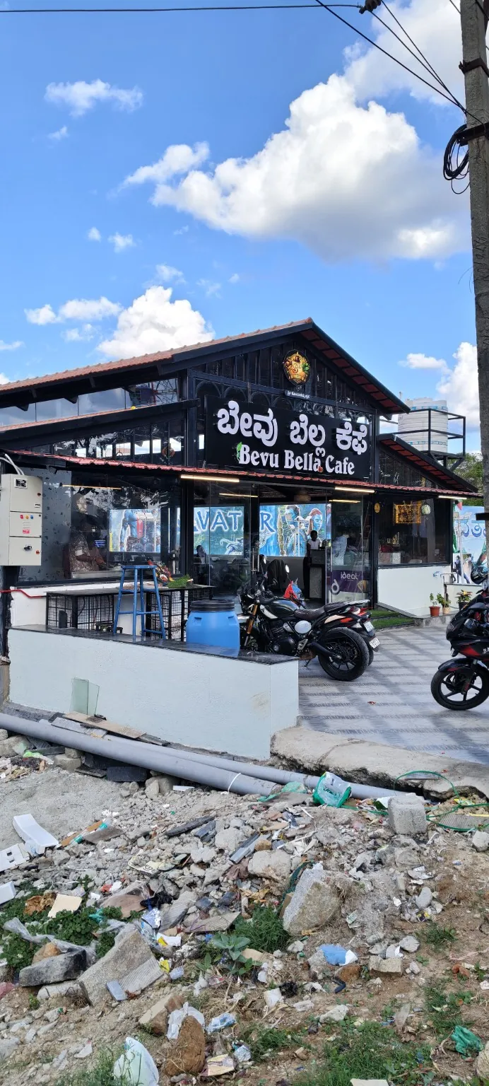 Mangalore double tile restaurant and cafe roofing project in HSR Layout Bengaluru