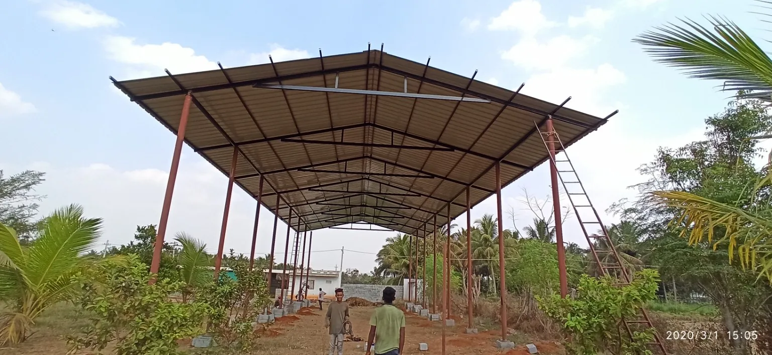 Open-Shed Structure by MD FABRICATIONS in Bengaluru